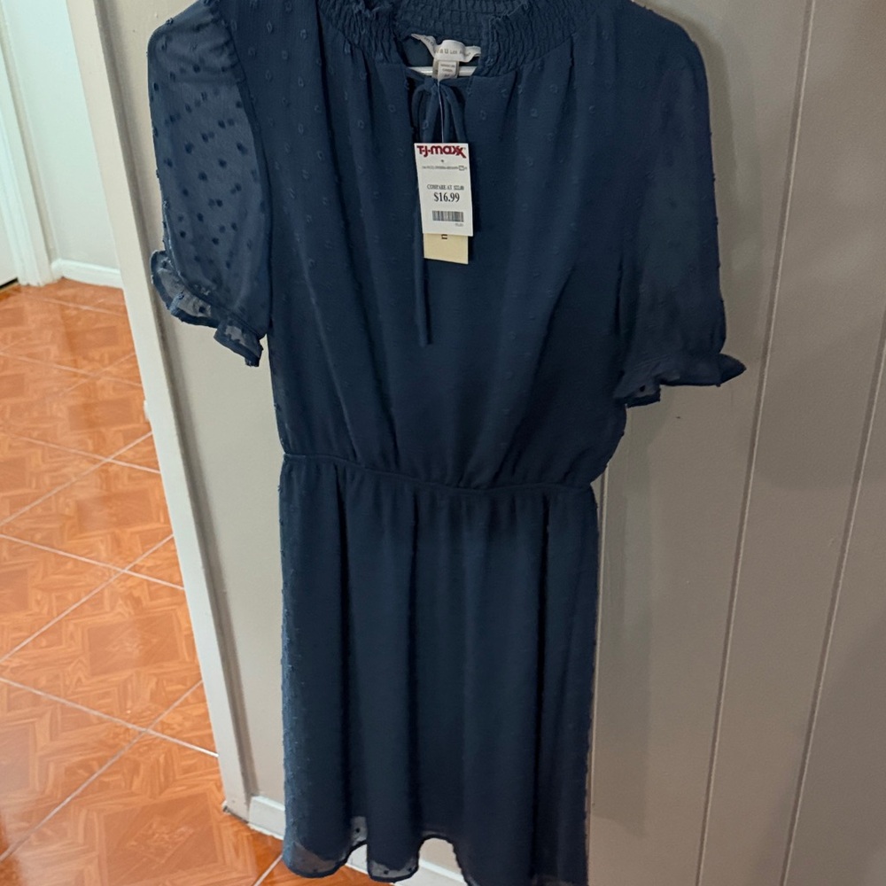 T.J.Maxx Navy Mini Dress